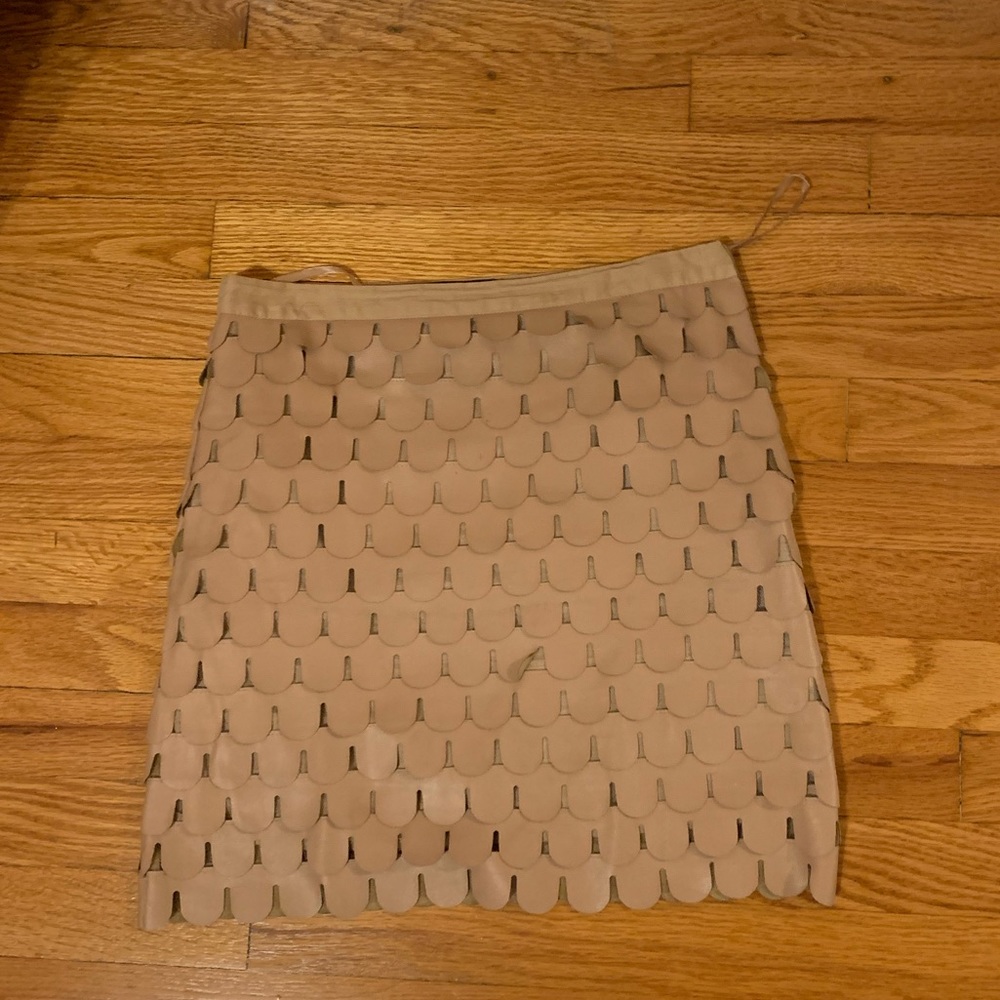 Black Label Leather skirt